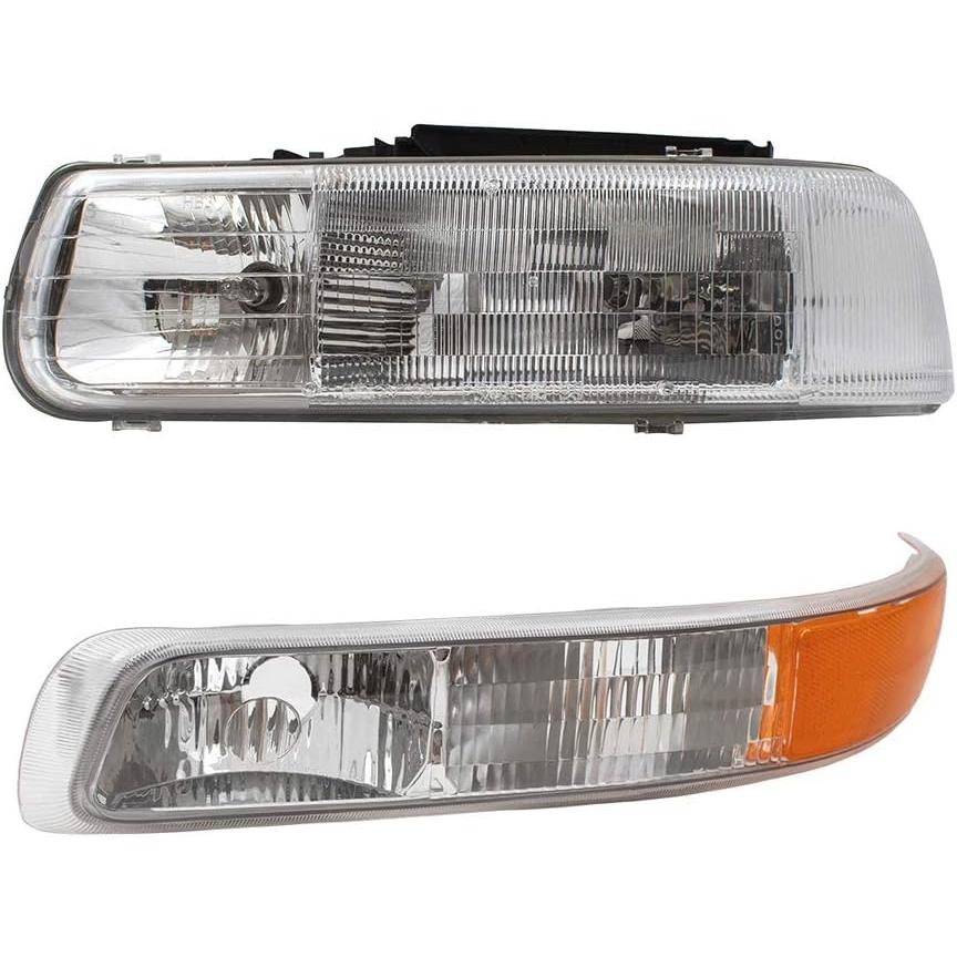 【並行輸入品】Brock Replacement Driver Headlight with Side Signal Light Compatibleの画像