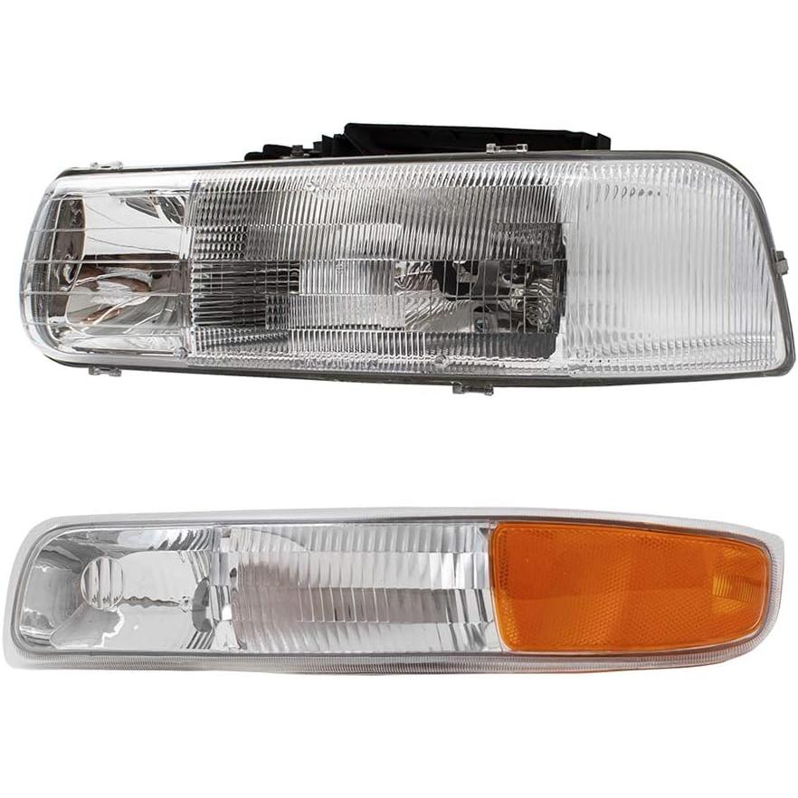 【並行輸入品】Brock Replacement Driver Headlight with Side Signal Light Compatibleの画像