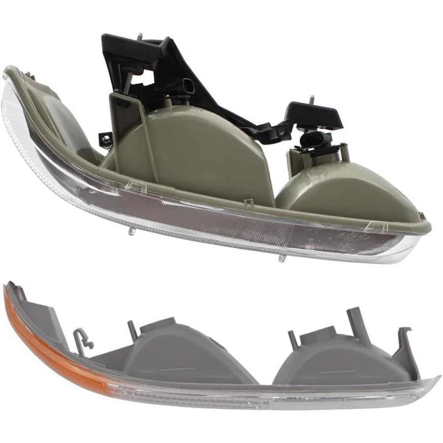 【並行輸入品】Brock Replacement Driver Headlight with Side Signal Light Compatibleの画像