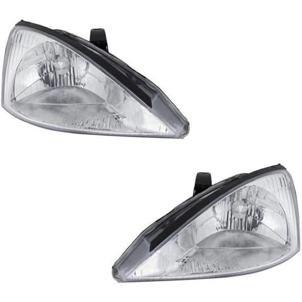 【並行輸入品】Koolzap Compatible with 00-02 Focus Front Halogen Headlight Headlampの画像