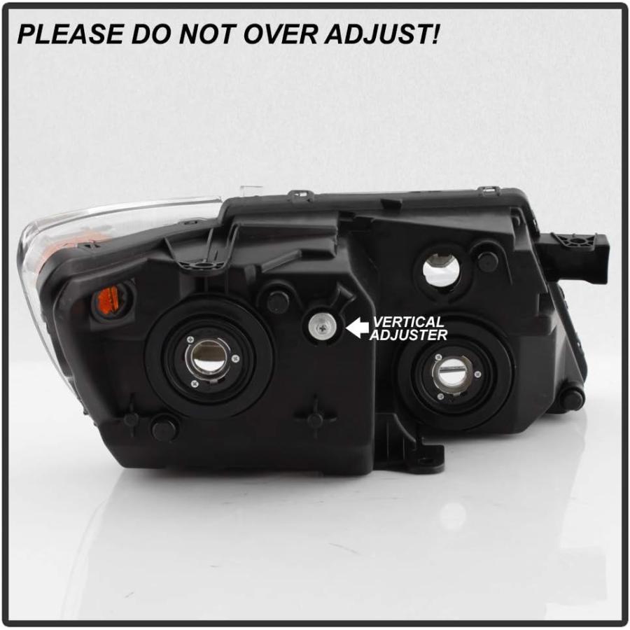 【並行輸入品】VIPMOTOZ クロームハウジング OEスタイル ヘッドライトヘッドランプアセンブリ 2009-2020 Dodge Journey対の画像