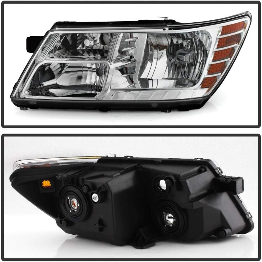 VIPMOTOZ クロームハウジング OEスタイル ヘッドライトヘッド