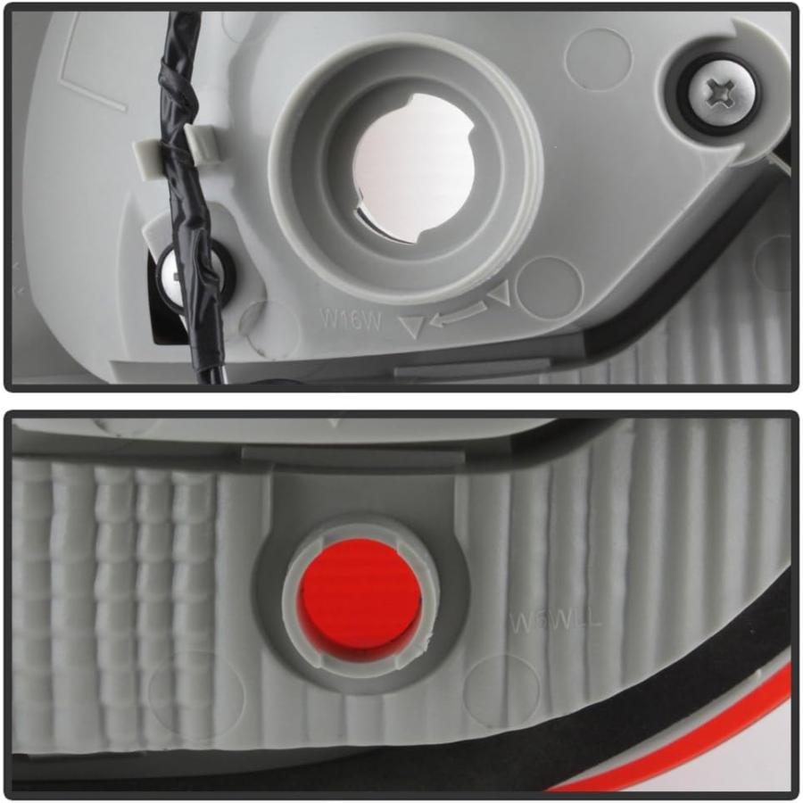 【並行輸入品】VIPMOTOZ 2016-2019 シボレー クルーズ セダン インナー助手席側 OEスタイル レッドレンズ 右テールライト ハウジン