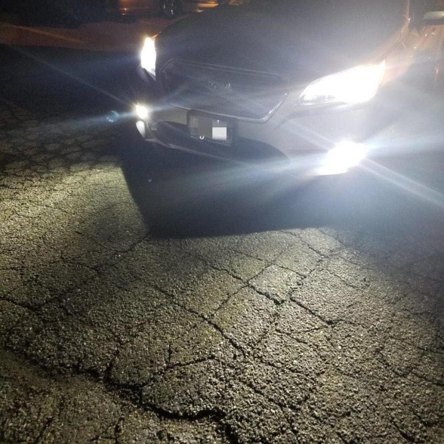 【並行輸入品】Alla Lighting H10 9145 LED電球 6000K キセノンホワイトフォグライト 9040 9045 9140 アップの画像