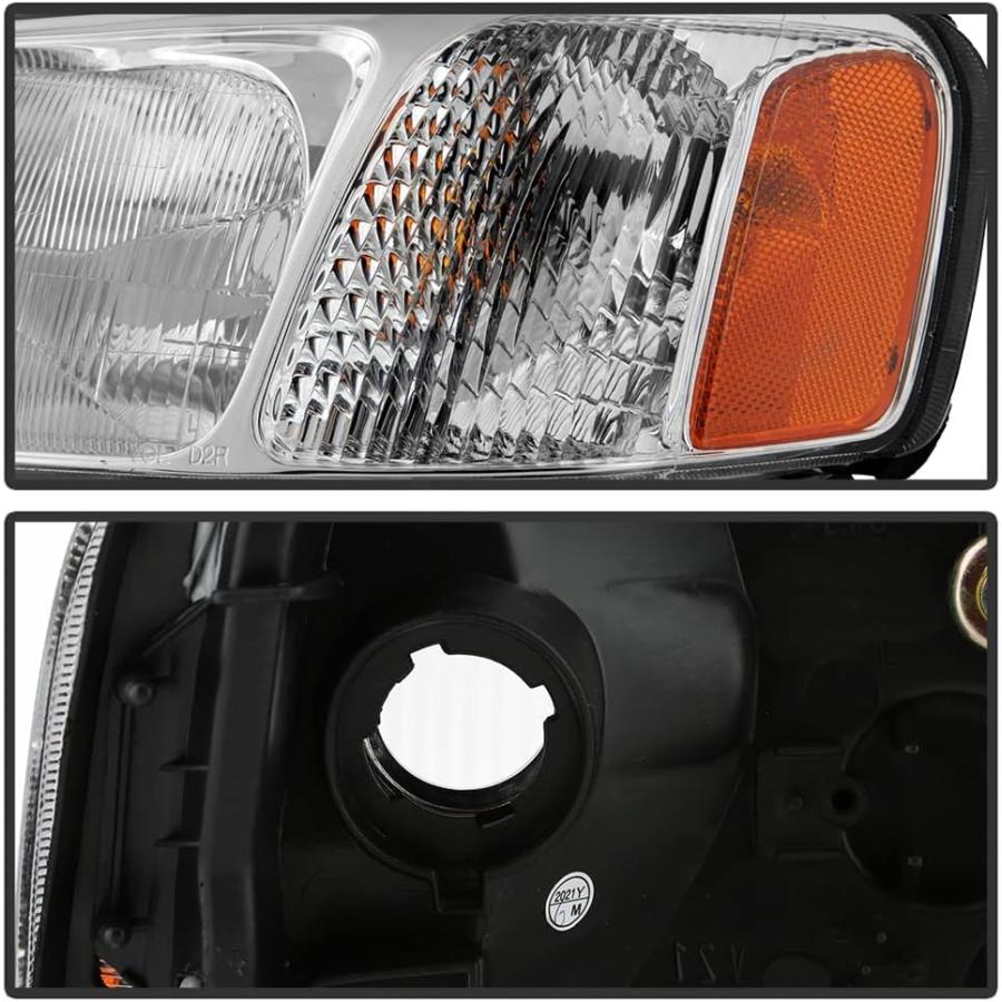 【並行輸入品】ACANII - For 1999-2001 Acura TL Headlights Headlamps Head Lights Lam_4