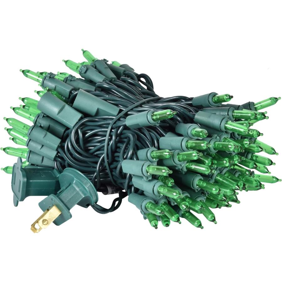 Holiday Essence 100 LED Green St Patrick's Day Christmas String Lights  26.9 Ft Green Wire String Lights for Indoor and Outdoor Decorative Use Pati｜good-face｜08