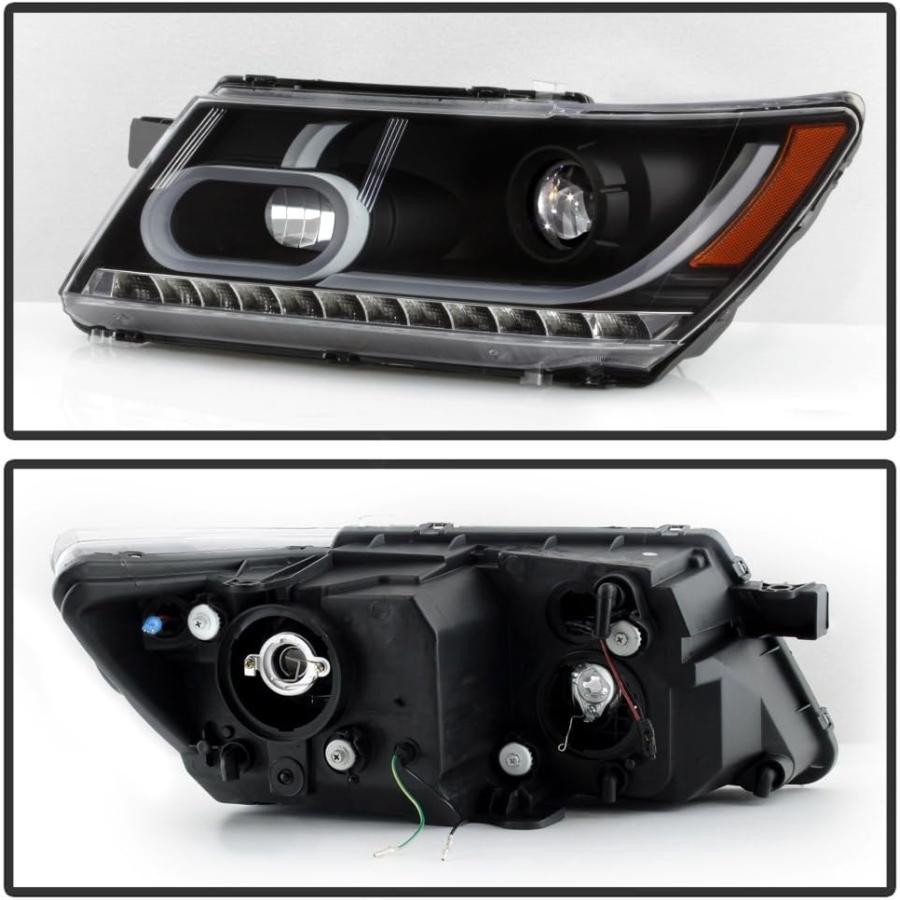 【並行輸入品】ACANII - For Black 2009-2019 Dodge Journey LED Light Tube Projector_1