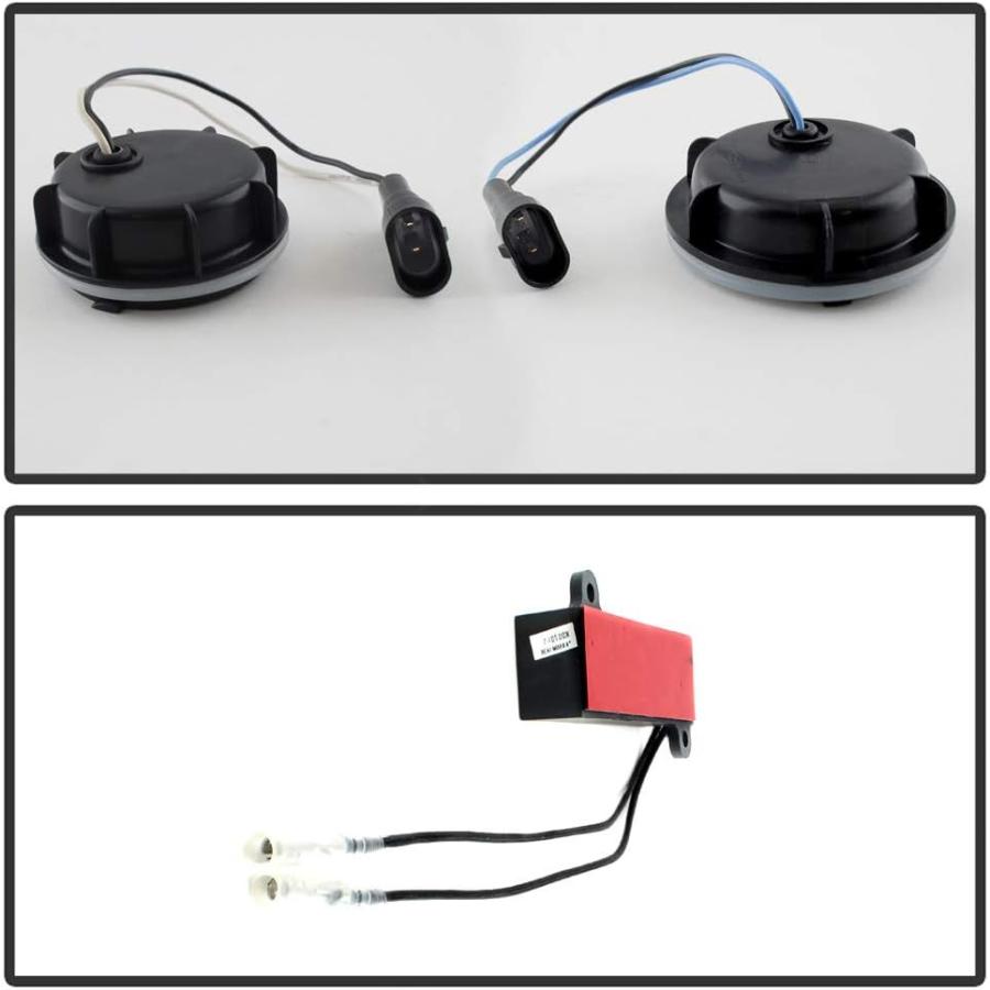 【並行輸入品】ACANII - For Black 2009-2019 Dodge Journey LED Light Tube Projector_4
