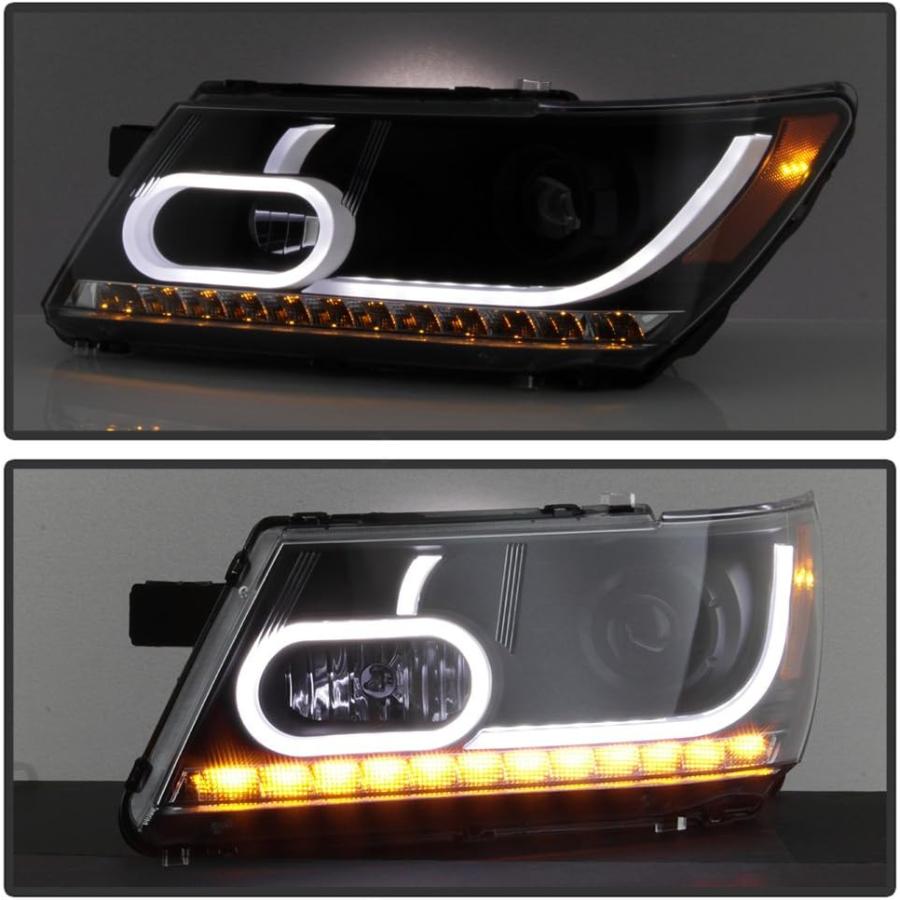 【並行輸入品】ACANII - For Black 2009-2019 Dodge Journey LED Light Tube Projector_8