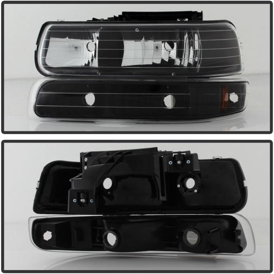 【並行輸入品】ACANII - For Black 1999-2002 Chevy Silverado 00-06 Tahoe Suburban Heの画像