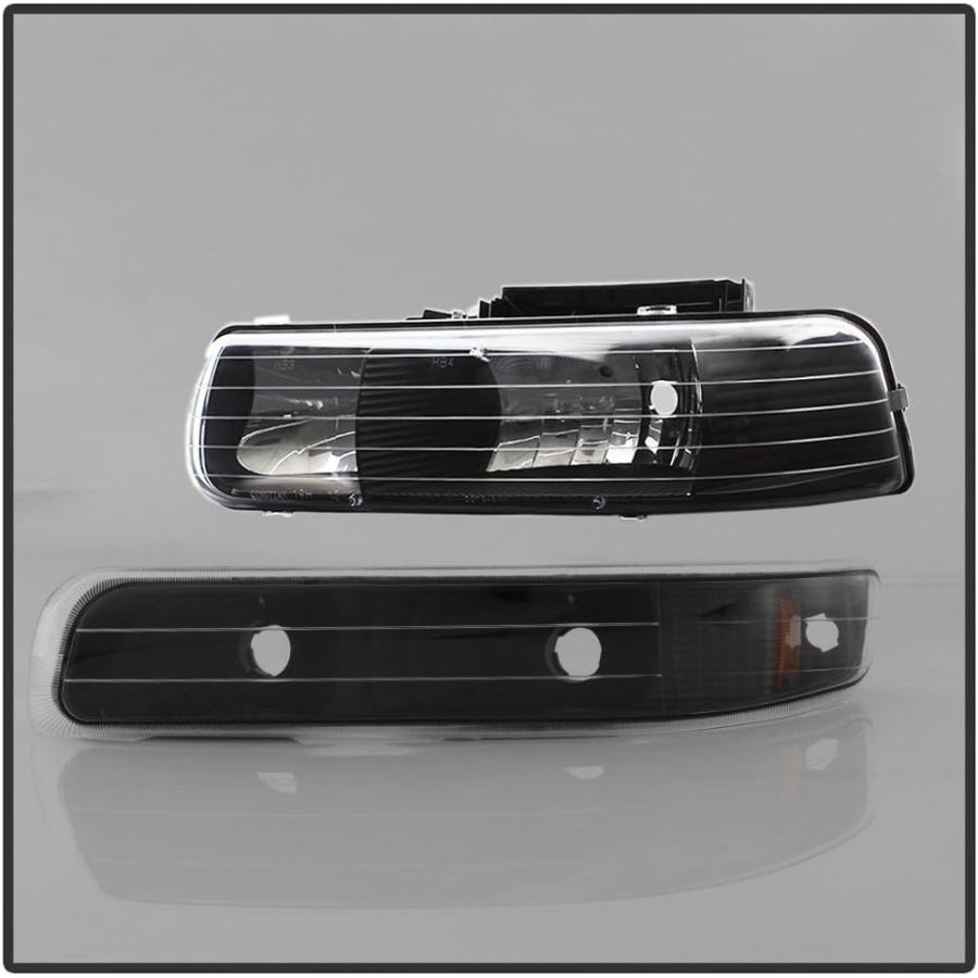 【並行輸入品】ACANII - For Black 1999-2002 Chevy Silverado 00-06 Tahoe Suburban Heの画像