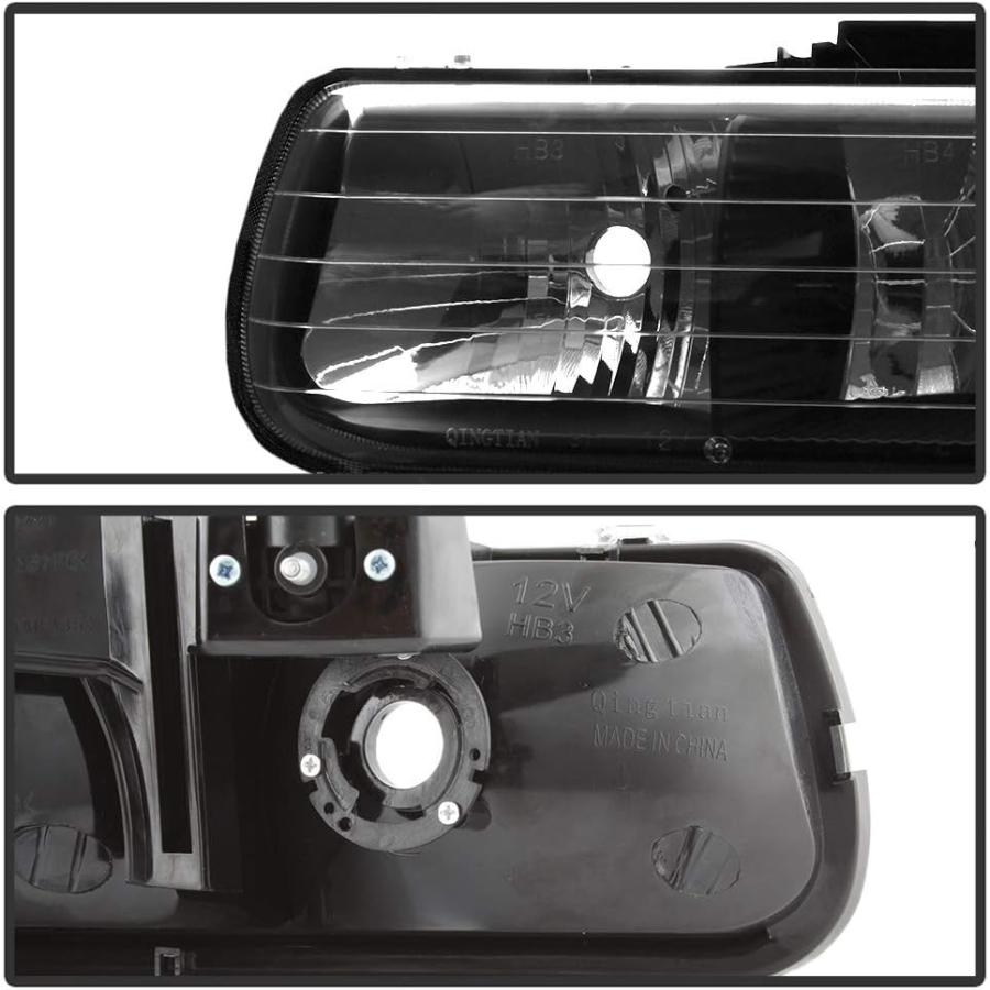 【並行輸入品】ACANII - For Black 1999-2002 Chevy Silverado 00-06 Tahoe Suburban Heの画像