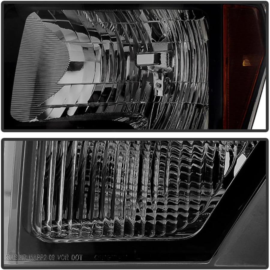 【並行輸入品】ACANII - For Black Smoked 2009-2014 Ford F150 F-150 Headlights Lightの画像