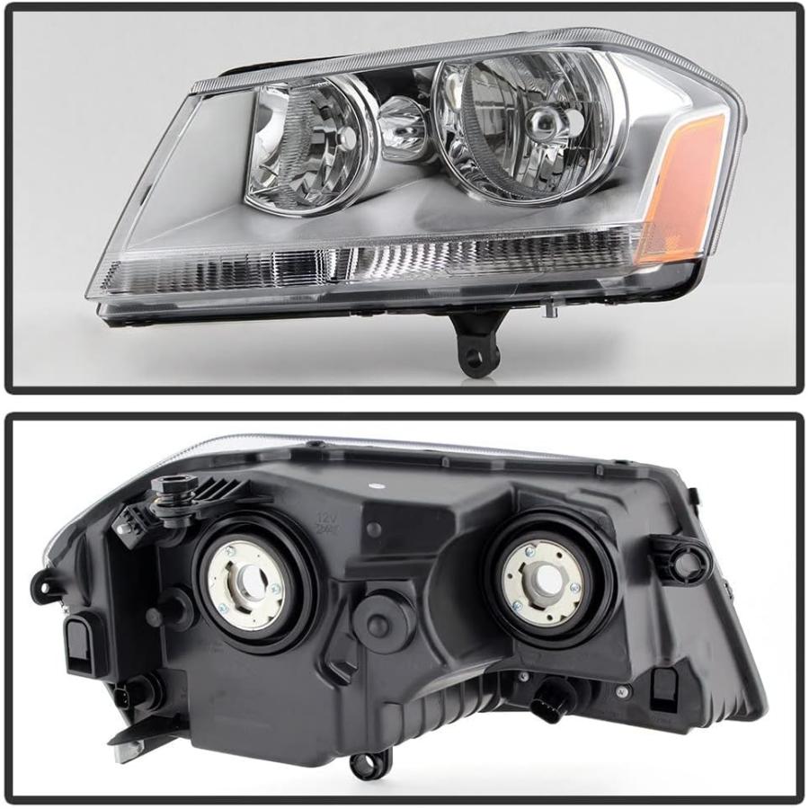 【並行輸入品】ACANII - For 2008-2014 Dodge Avenger SXT SE Replacement Headlights Hの画像