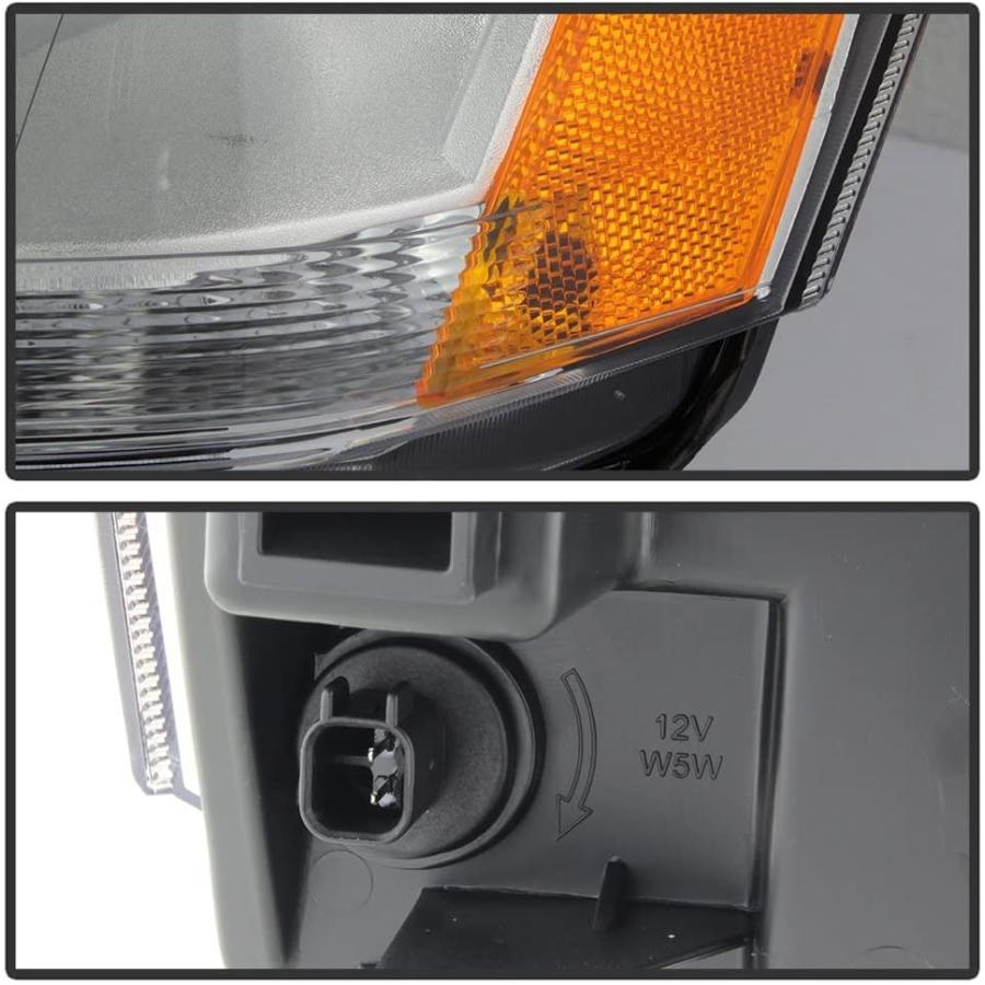 【並行輸入品】ACANII - For 2008-2014 Dodge Avenger SXT SE Replacement Headlights Hの画像