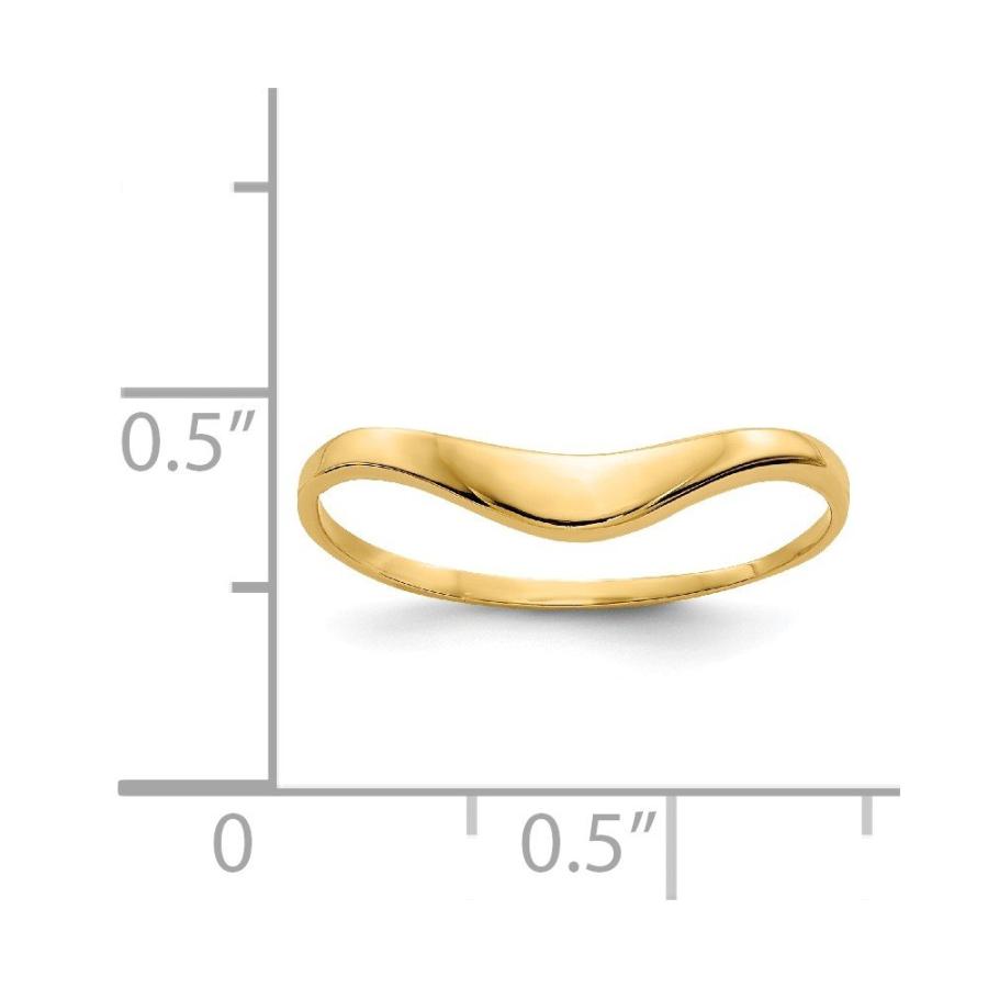 【並行輸入品】FB Jewels ソリッド 14K イエローゴールド ポリッシュドームリング FB JEWELS Solid 14K Yelloの画像