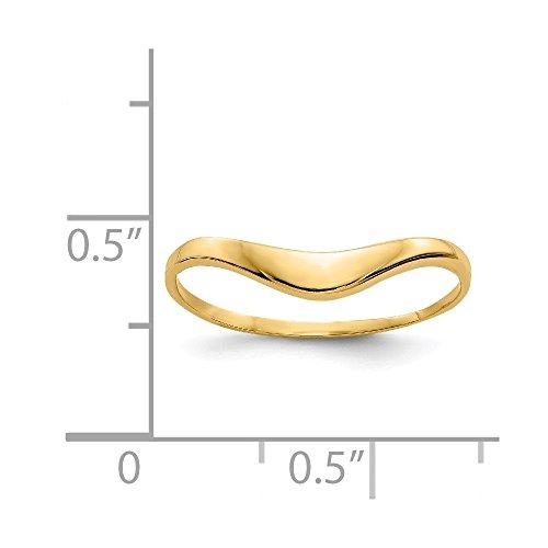 【並行輸入品】FB Jewels ソリッド 14K イエローゴールド ポリッシュドームリング FB JEWELS Solid 14K Yelloの画像