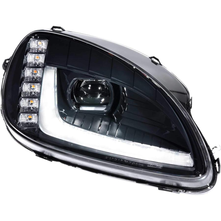 【並行輸入品】Morimoto XB LEDヘッドライト シーケンシャルDRL付き 2005-2013 Chevy Corvette Bi-LEDヘッ_2