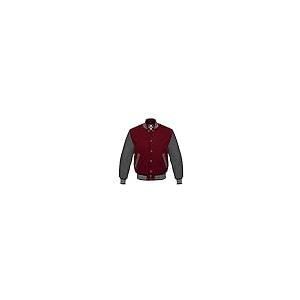 【並行輸入品】Ahint Varsity Jacket Letterman Jacket School Jacket College Jackの画像