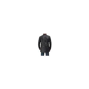 【並行輸入品】Blingsoul ブラックレザー カーコート   ブラウン100%本革コート メンズ US サイズ: X Large カラー:の画像