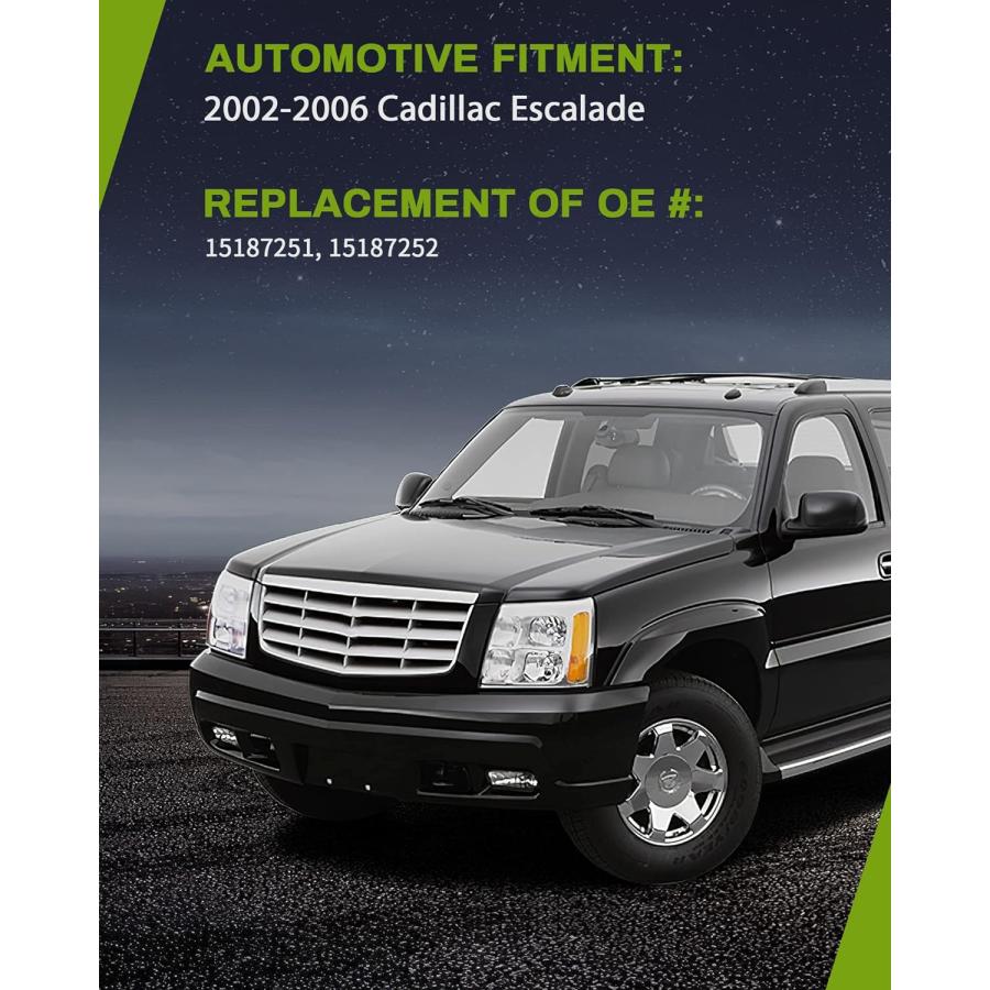 【並行輸入品】AUTOSAVER88 フォグライトアセンブリ 2002 2003 2004 2005 2006 キャデラック エスカレード 02 03_6