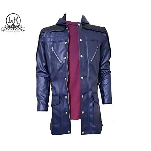 【並行輸入品】DMC 5 Ner o Faux Leather Jacket (M)の画像