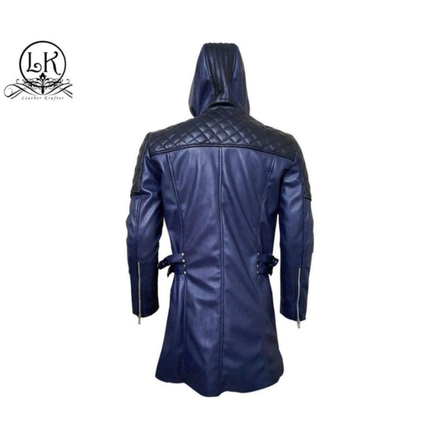 【並行輸入品】DMC 5 Ner o Faux Leather Jacket (M)の画像