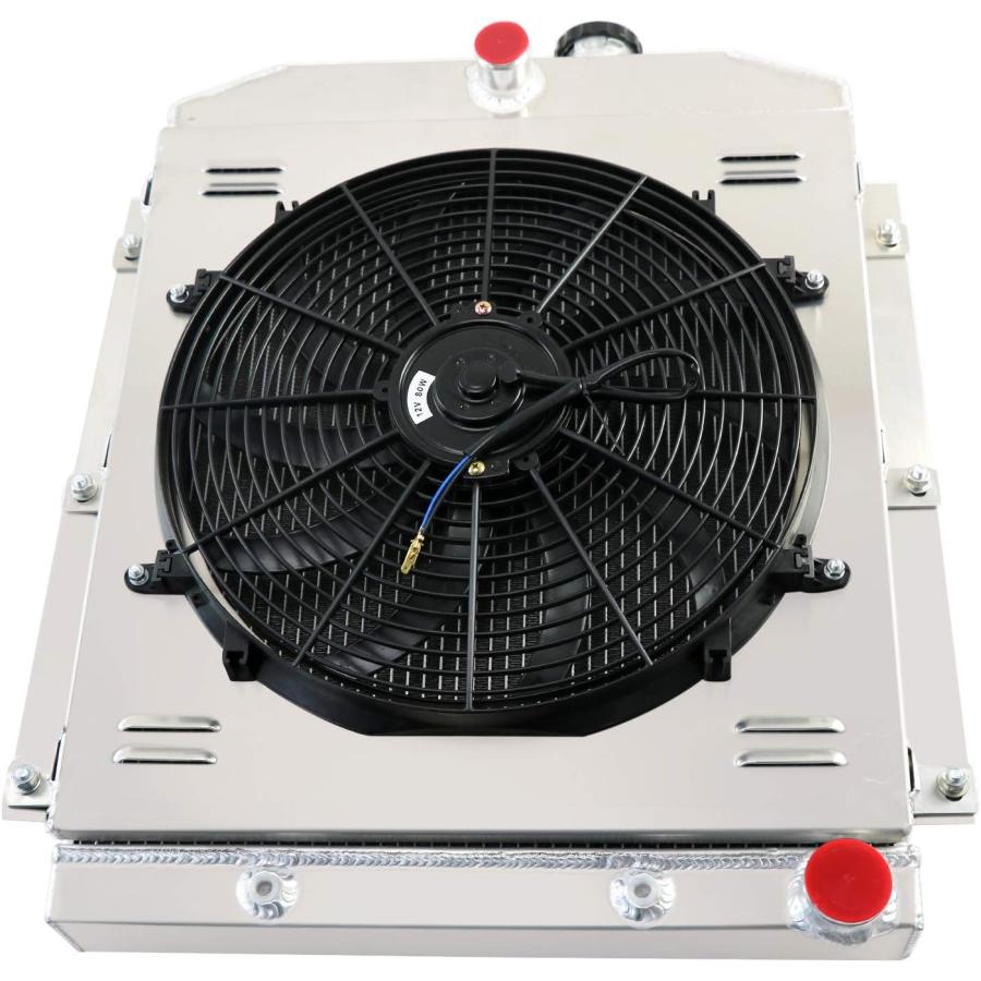 並行輸入品】CoolingCare 3列アルミラジエーター+ シュラウド+ 16 