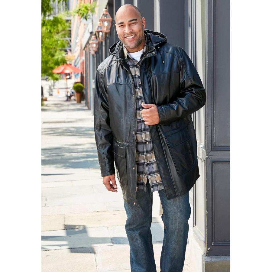 【並行輸入品】KingSize OUTERWEAR メンズ US サイズ: 5X Tall カラー: ブラック KingSize Men's Bの画像