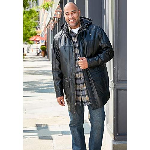 【並行輸入品】KingSize OUTERWEAR メンズ US サイズ: 5X Tall カラー: ブラック KingSize Men's Bの画像