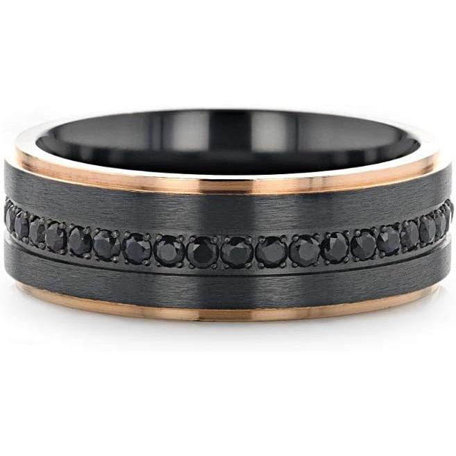 【並行輸入品】Thorsten Astro | Titanium Rings for Men | Lightweight Titanium | Comの画像
