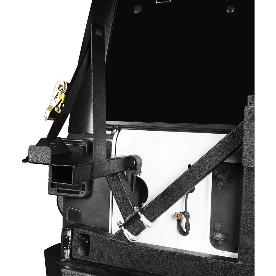 【並行輸入品】u-Box スペアタイヤ ジェリー缶マウント 5.3ガロン Jeep Wrangler JK \u0026 Unlimited 07-18用の画像