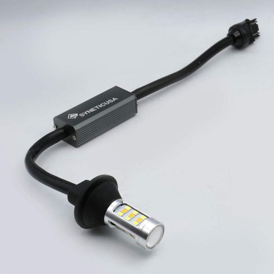 【並行輸入品】エラーフリーデュアルカラータイプ2スイッチバックDRL LEDウィンカーライトバルブ、ちらつきなし、内蔵抵抗器がオールインワン。 315の画像