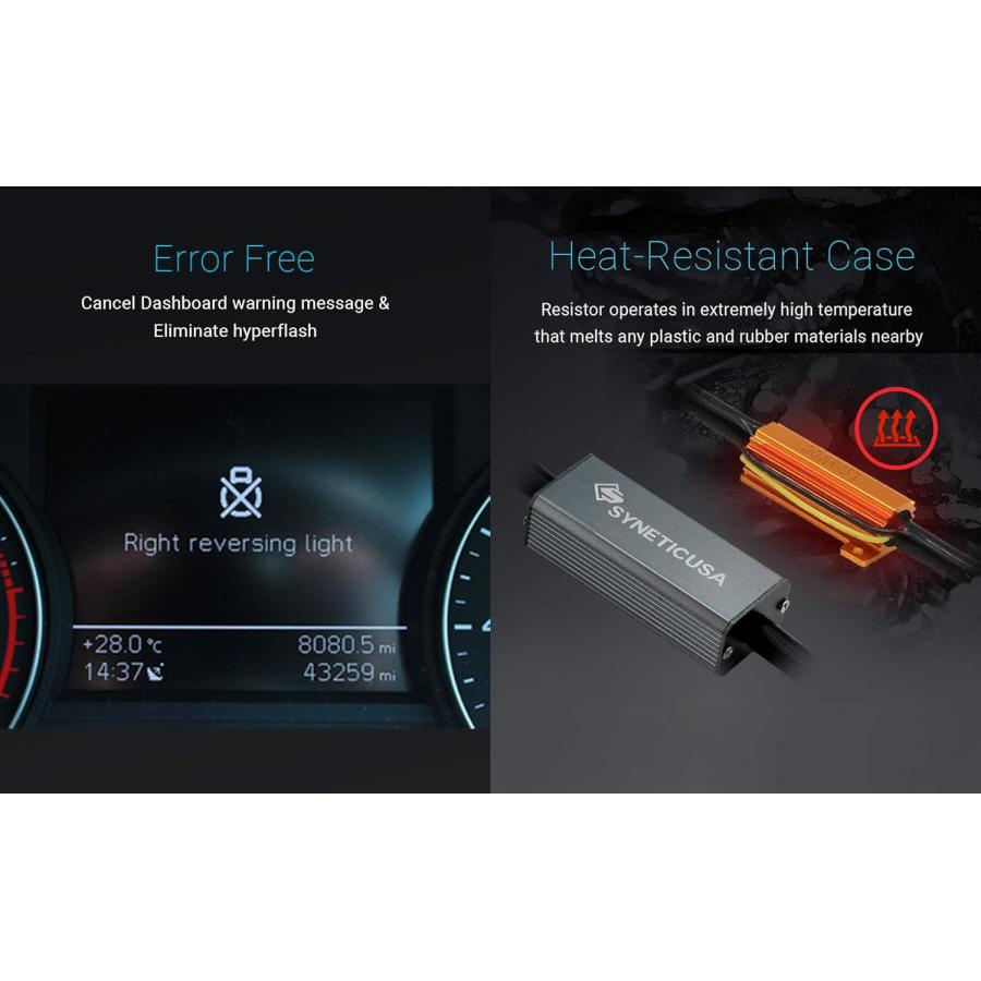 【並行輸入品】エラーフリーデュアルカラータイプ2スイッチバックDRL LEDウィンカーライトバルブ、ちらつきなし、内蔵抵抗器がオールインワン。 315の画像