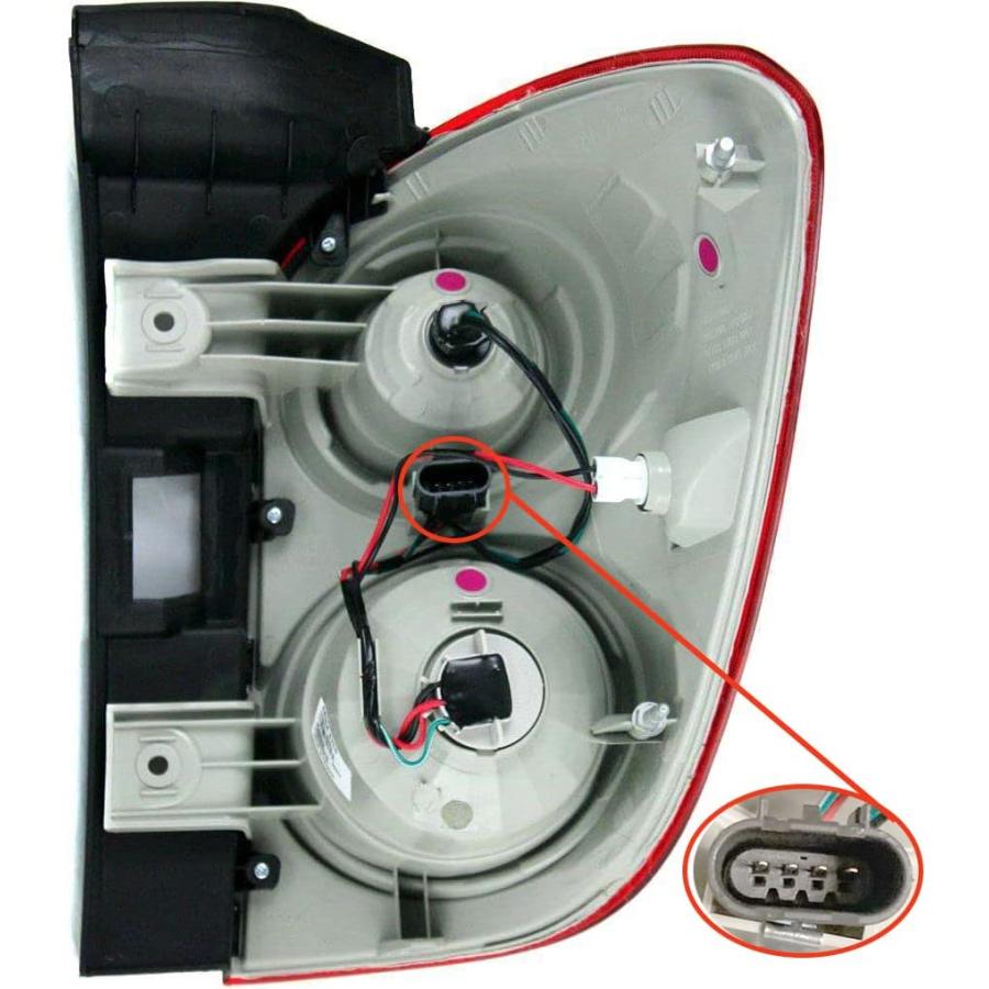 【並行輸入品】HEADLIGHTSDEPOT テールライト シボレー エクイノックス 2010-2015対応 右助手席側テールライト付き　_1
