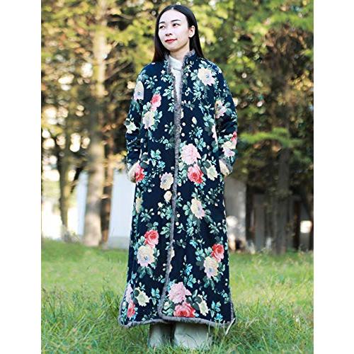 【並行輸入品】LZJN OUTERWEAR レディース US サイズ: Large カラー: ブルー LZJN Women's Warm Fleの画像