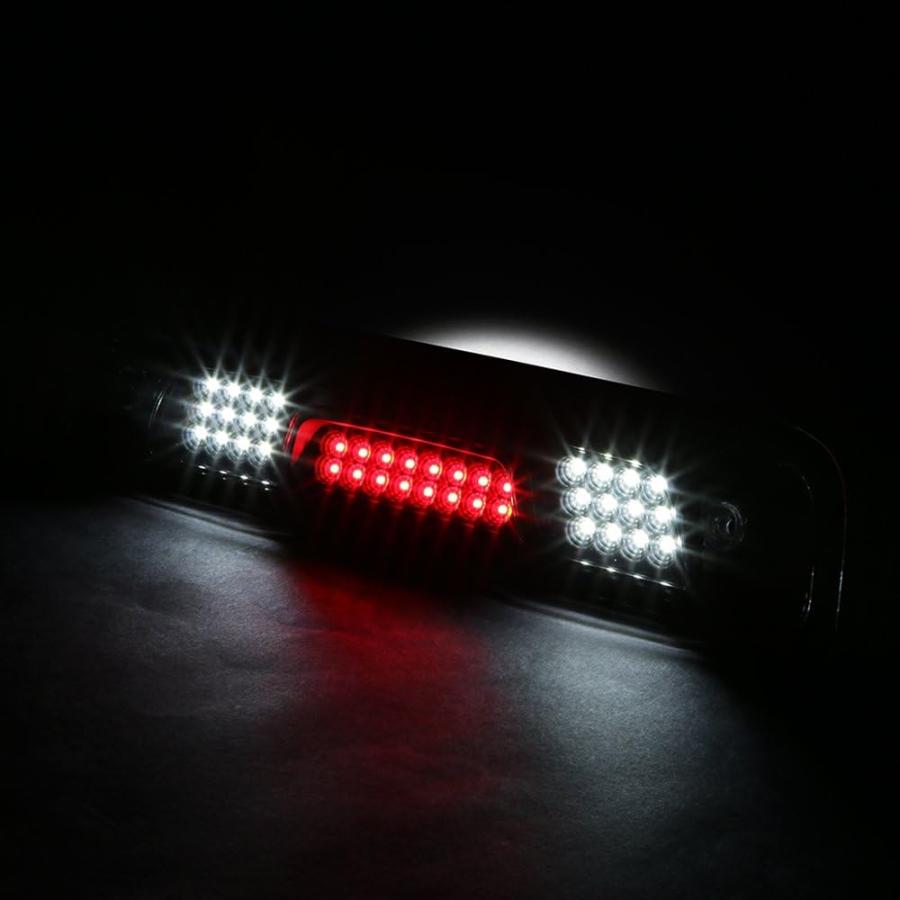 【並行輸入品】14-19 Chevy Silverado | GMC Sierra ブラックハウジング LED テールライト + LED サードブレーの画像