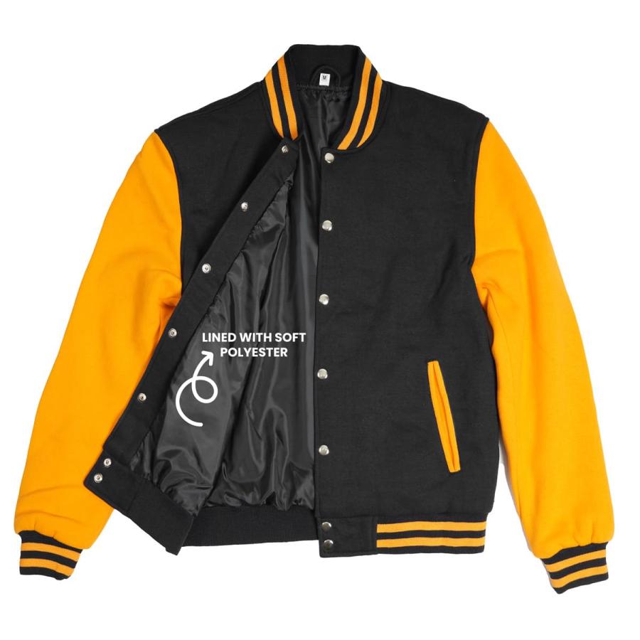 Letterman Jacket メンズ   高校代表チームベースボールジャケット US サイズ: XX Large カラー: ブ 並行輸入品｜good-face｜10