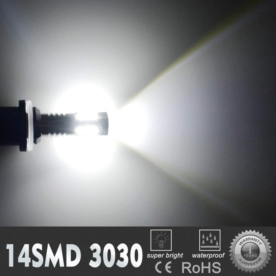 【並行輸入品】Alla Lighting 899 880 LED Fog Light Bulbs Xtreme Super Bright 892 88の画像