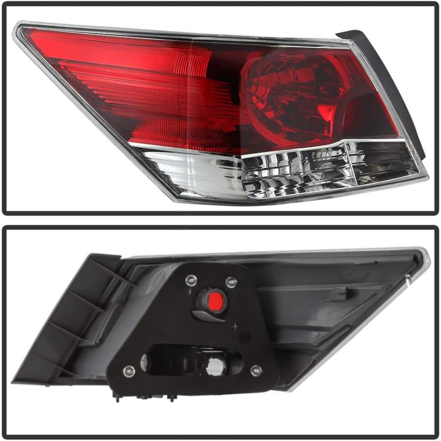 【並行輸入品】VIPMOTOZ Passenger Side OE-Style Red Lens Right Tail Light Housing Lの画像