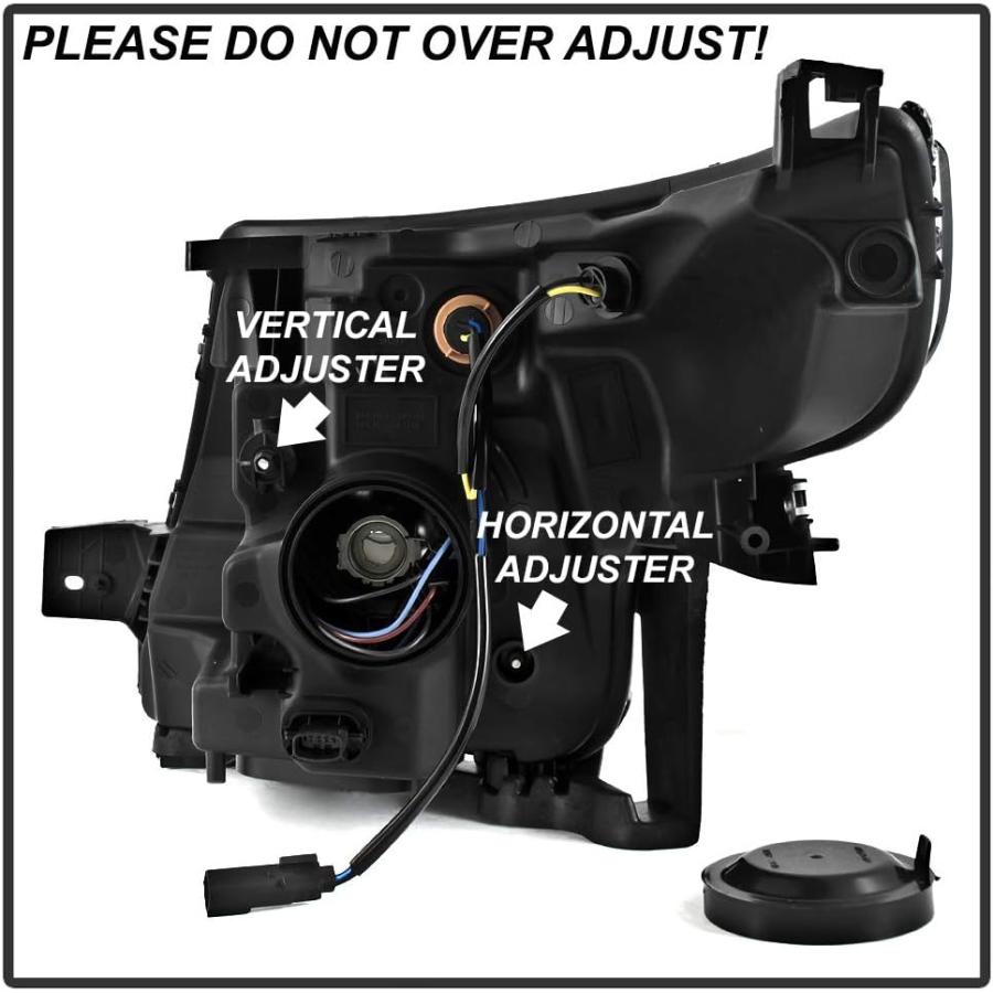 【並行輸入品】VIPMOTOZ Black Housing Projector Headlight Headlamp Assembly For 201の画像