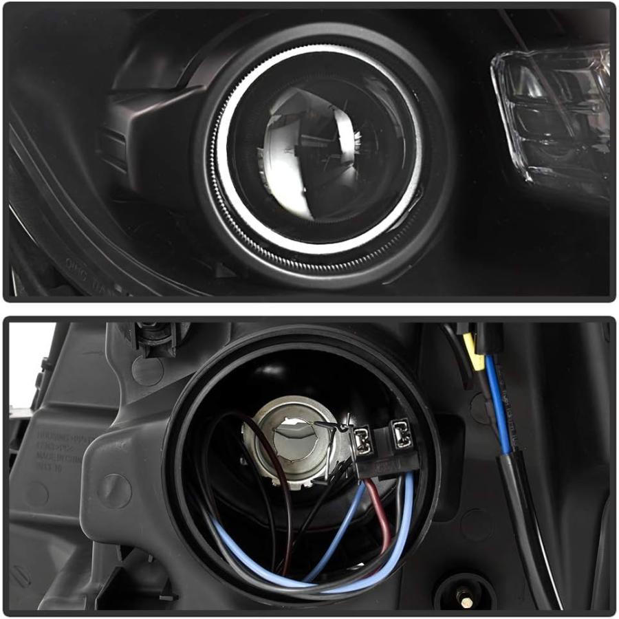 【並行輸入品】VIPMOTOZ Black Housing Projector Headlight Headlamp Assembly For 201の画像