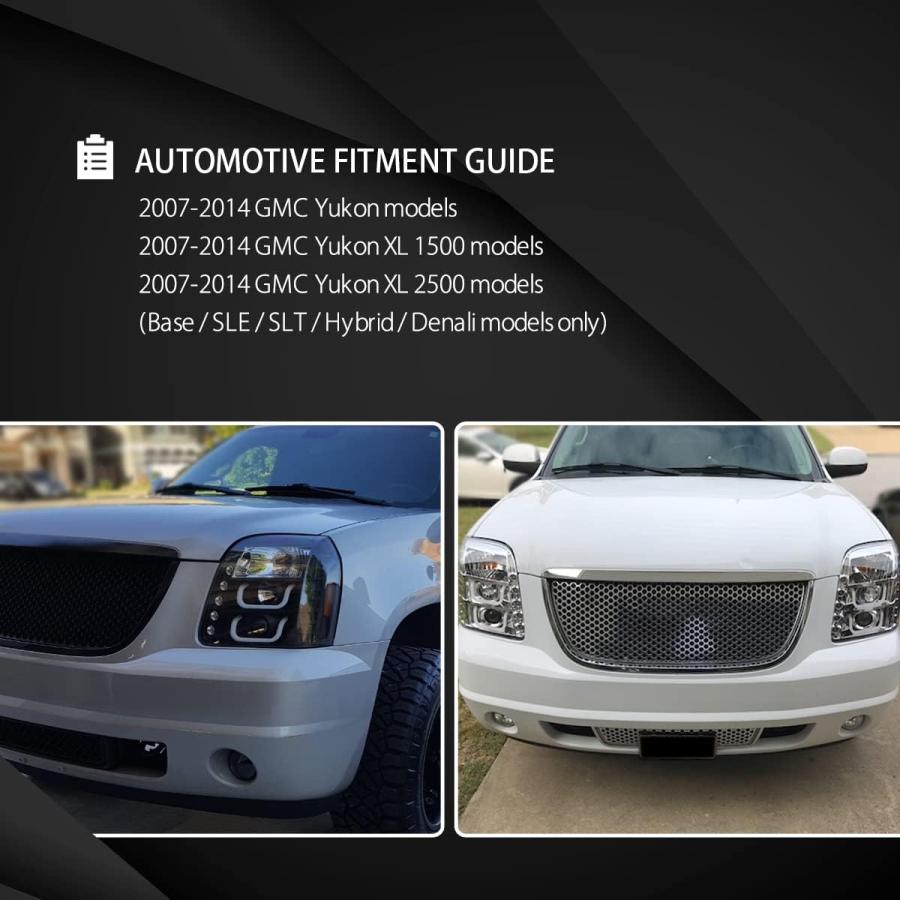【並行輸入品】AUTOZENSATION Compatible with 2007-2014 GMC Yukon 2007-2014 GMC Yuko_4