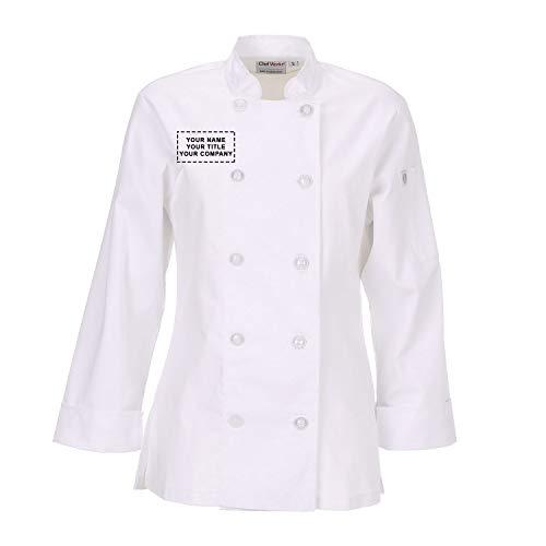 【並行輸入品】Chef Works Custom Womens Le Mans Chef Coat_1