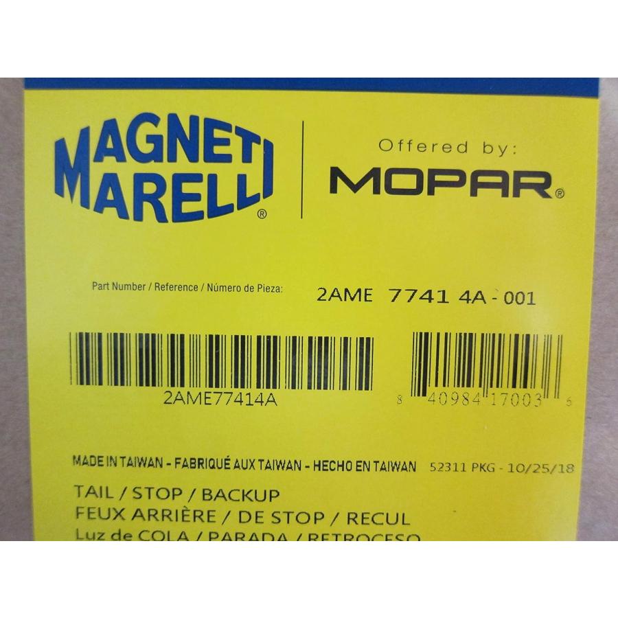 並行輸入品】Mopar 09-15 ダッジ・ラム 1500 2500 リア助手席側テール