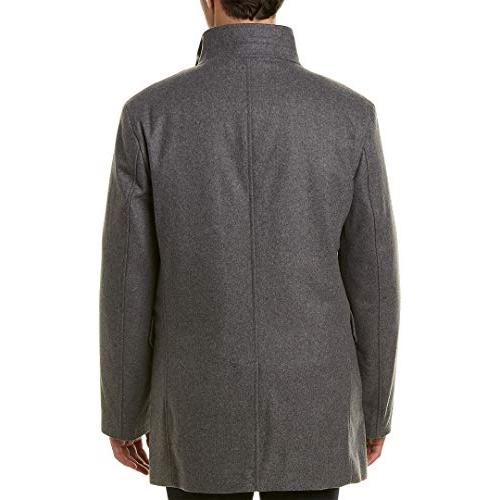 【並行輸入品】Cole Haan メンズ メルトンウール スリーインワン トッパー US サイズ: Large カラー: グレイ Cole Haの画像