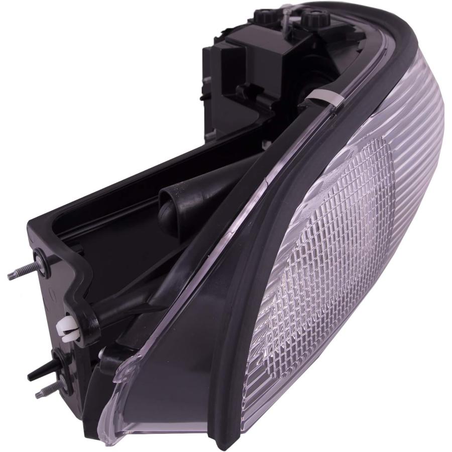 【並行輸入品】HEADLIGHTSDEPOT Buick Park Ave ヘッドライトセット ドライバー左助手席右ペア ブラックハウジングアセンブリの画像