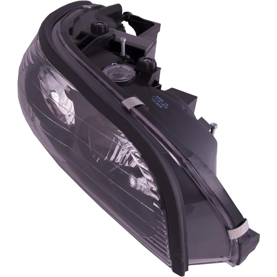 【並行輸入品】HEADLIGHTSDEPOT Buick Park Ave ヘッドライトセット ドライバー左助手席右ペア ブラックハウジングアセンブリの画像