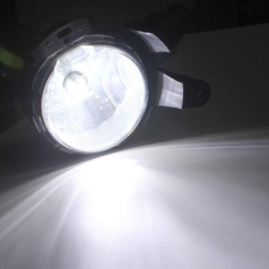 【並行輸入品】DODOFUN H3 LED フォグライト電球 超高輝度 交換用キット 6000K クールホワイト 2個パックの画像