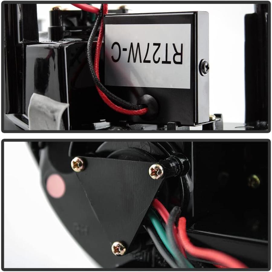 【並行輸入品】ACANII - For 2010-2013 Chevy Camaro Black Lumileds LED Tail Lights Bの画像